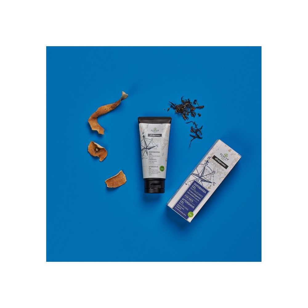 Gel après-rasage — Thé noir et bergamote - Bio