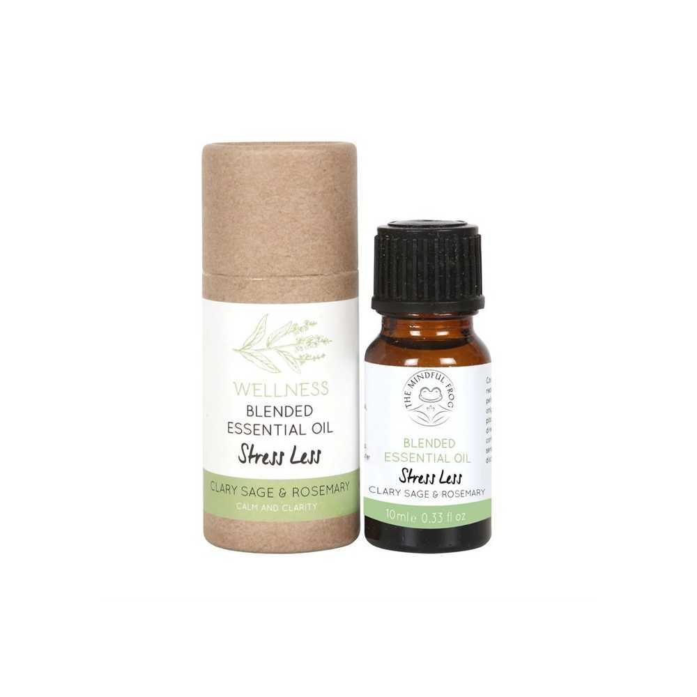 Stress less - Mischung aus ätherischen Ölen Muskatellersalbei und Rosmarin - Wellness blended essential oil