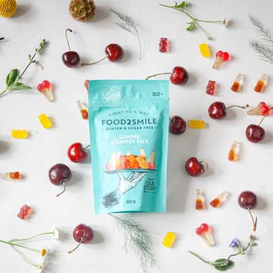 Mélange de bonbons sans sucre - Gimme Gummy Mix - Food2smile