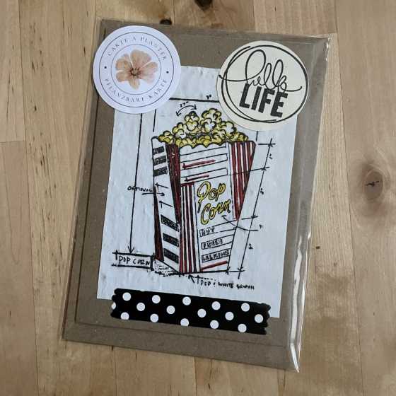 Carte à planter "Hello Life"