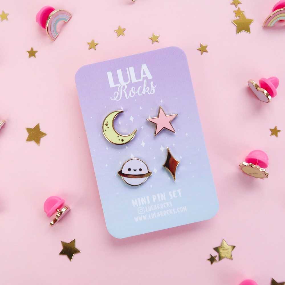Set de pin's "Espace" - LULA Rocks