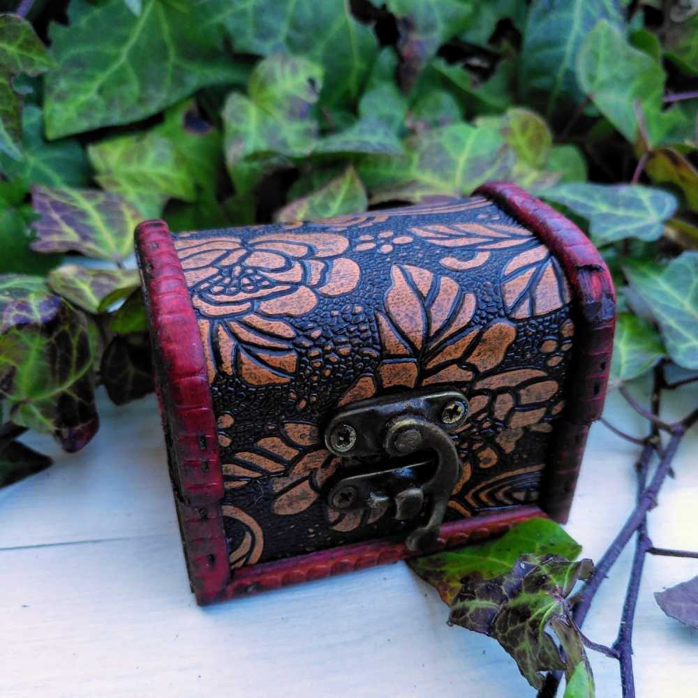 Mini Boîte à bibelots - Fleurs