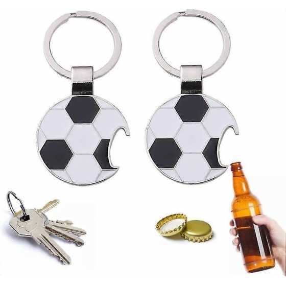 Schlüsselanhänger mit Flaschenöffner - Fußball