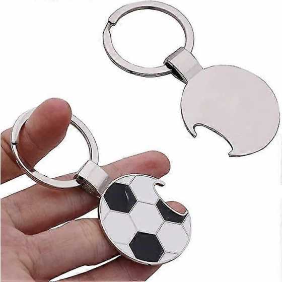 Schlüsselanhänger mit Flaschenöffner - Fußball