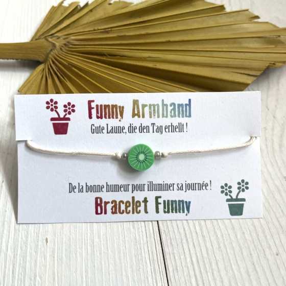 Petit bracelet à noeuds coulissants Funny, de la bonne humeur pour illuminer sa journée!