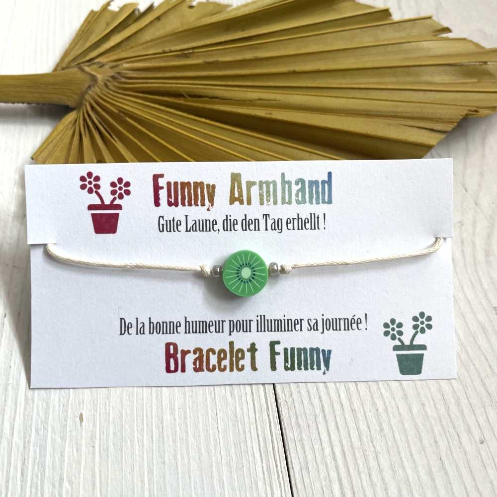 Petit bracelet à noeuds coulissants Funny, de la bonne humeur pour illuminer sa journée!