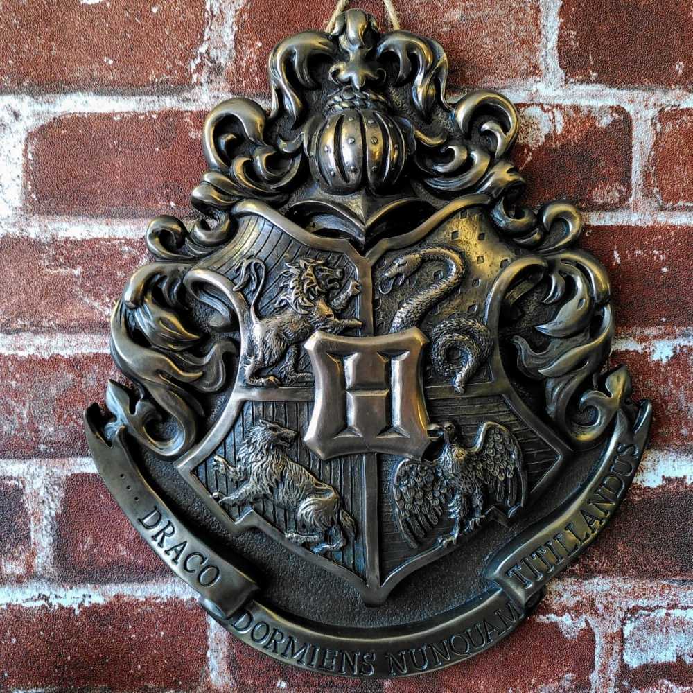 Armoiries Poudlard - Harry Potter - Plaque
