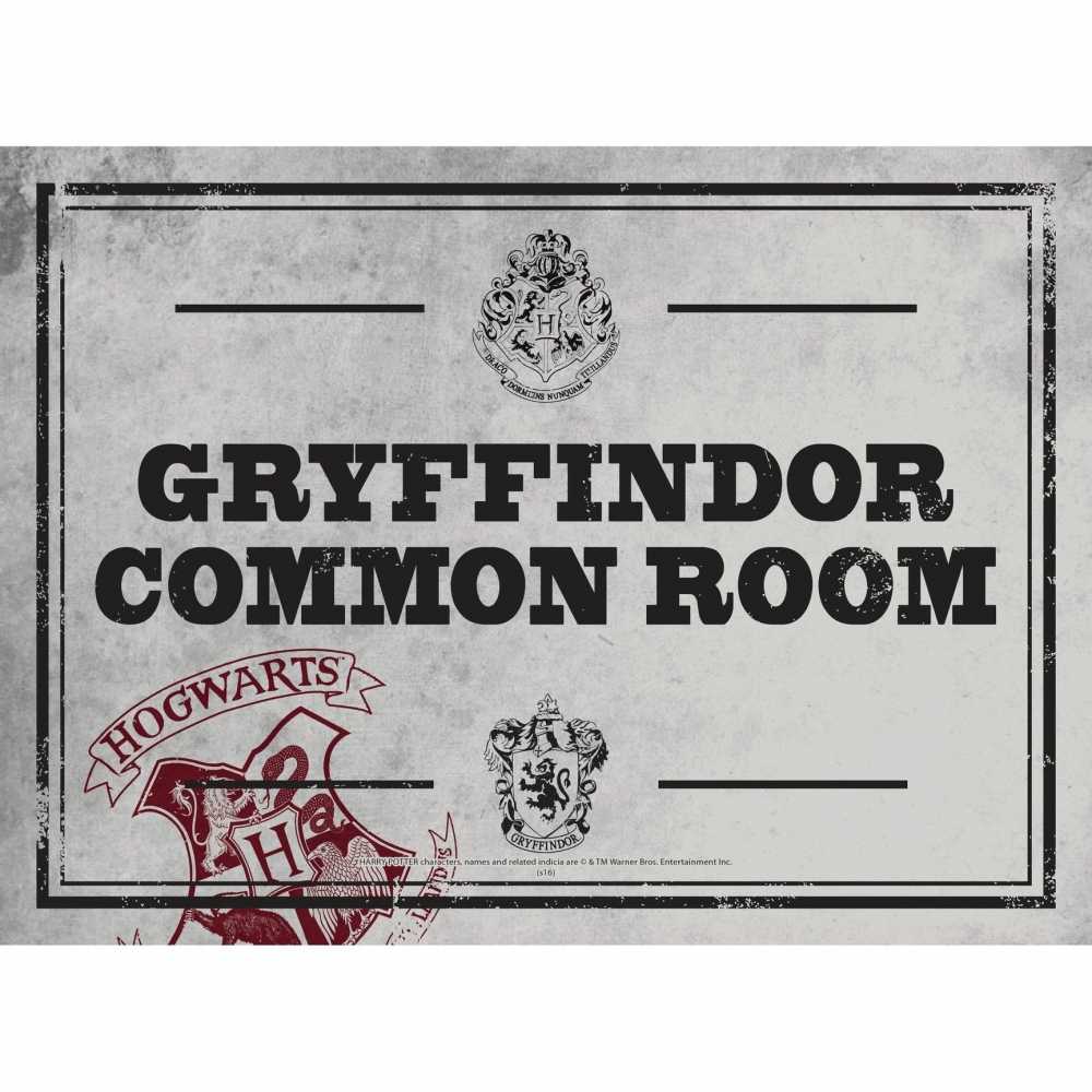 Blechschild (Gryffindor Common Room) - Harry Potter