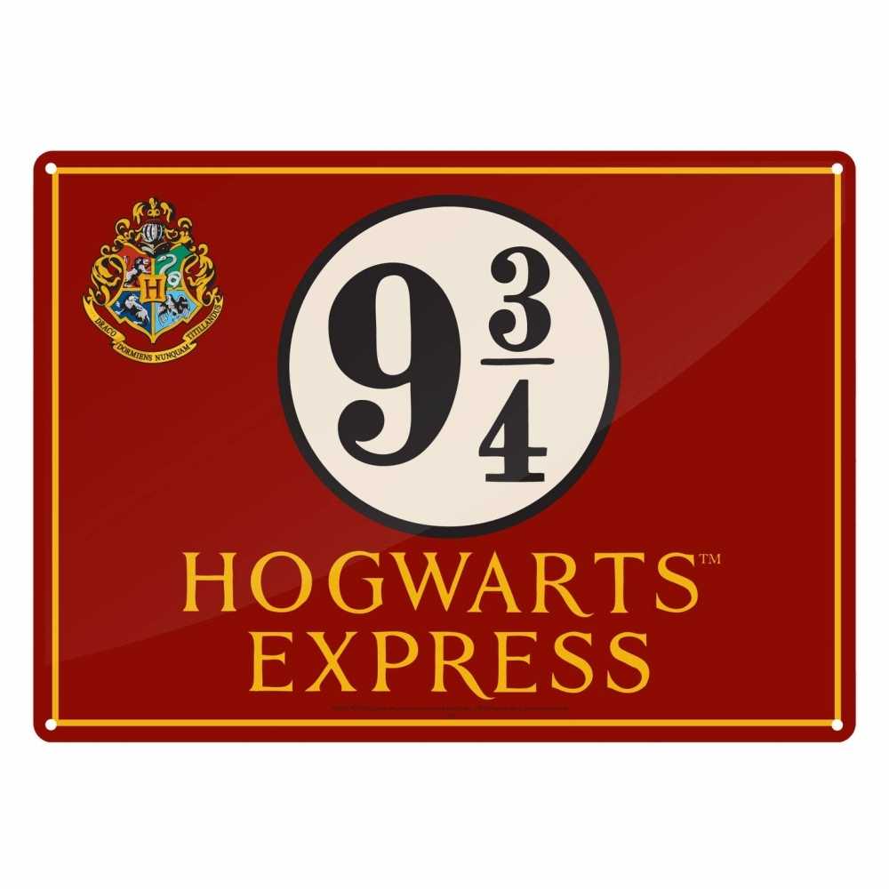 "Hogwarts Express" - Enseigne en fer-blanc - Harry Potter