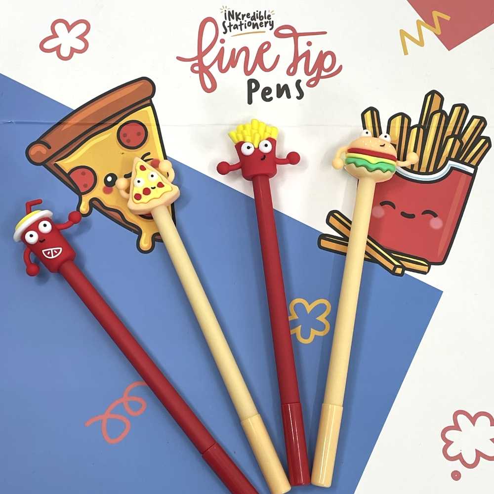 Stylo à Pointe Fine – Thème Fast Food