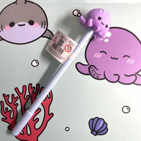 Stylo Fin Adoramals Sealife – avec topper animal marin