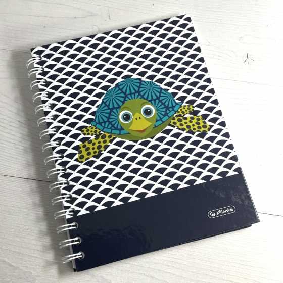 Cahier de notes A5 Turtle - Herlitz