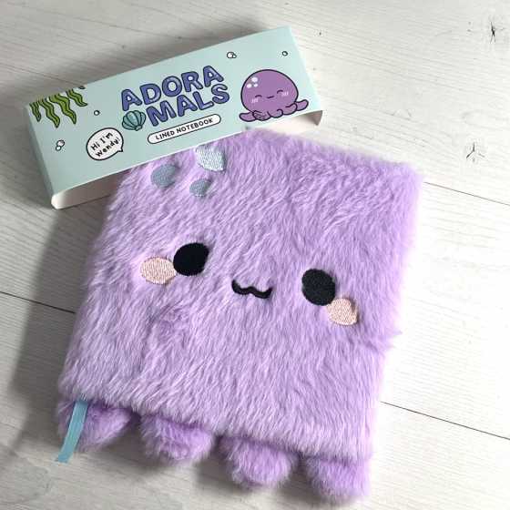 Carnet de notes Fluffy - Adoramals Pieuvre