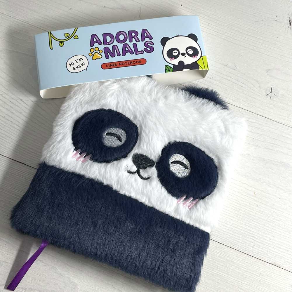 Notizbuch Fluffy - Adoramals Panda