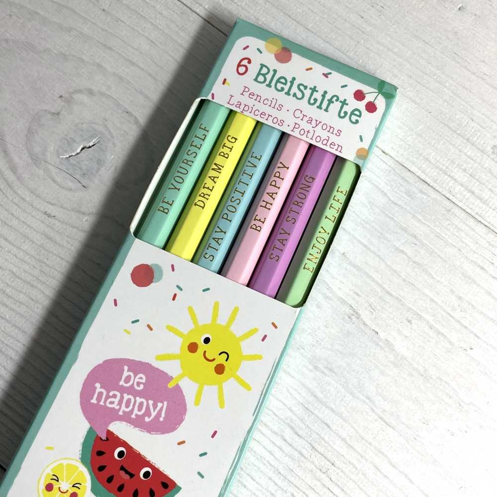 Set de crayons Be happy