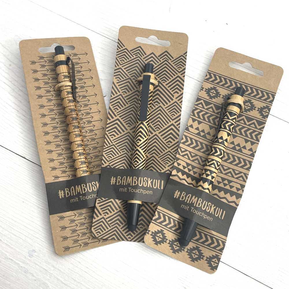 Stylo en bois de Bambou - Bambuskuli mit Touchpen