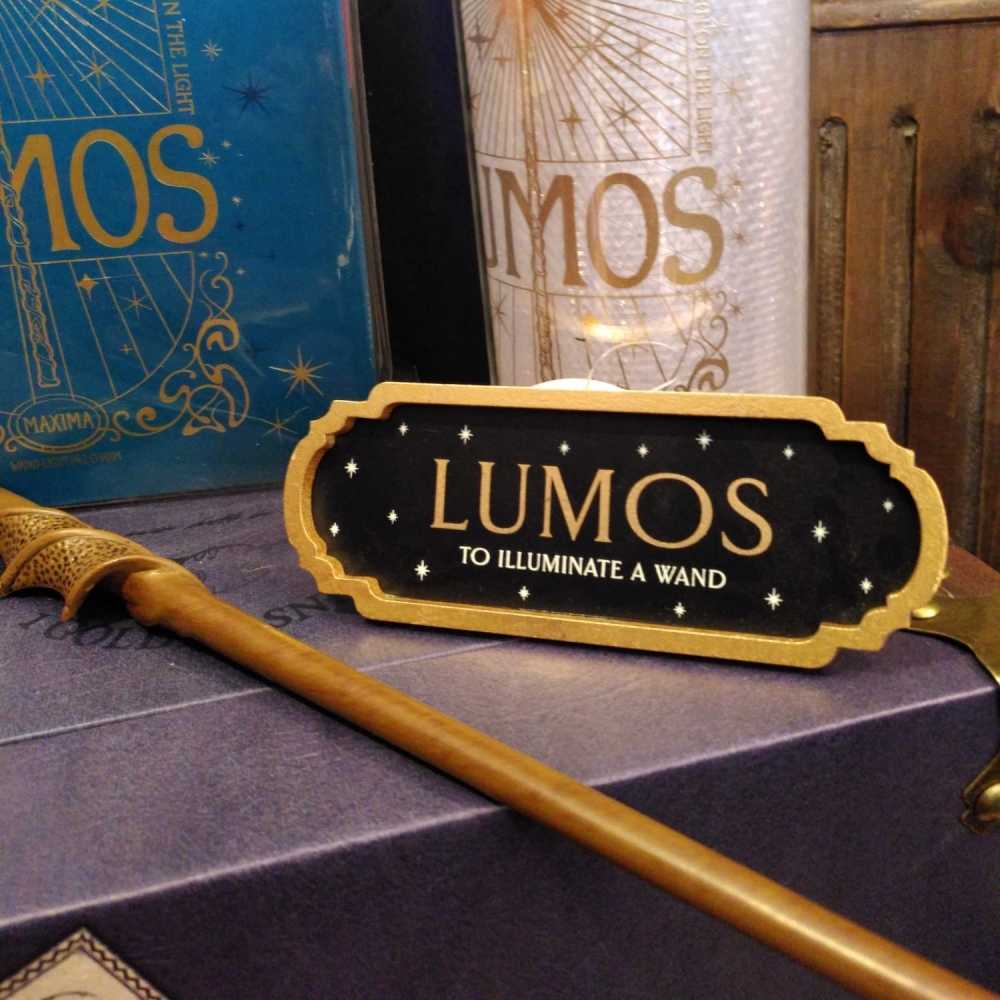 Plaquette Lumos - To Illuminate a Wand - Harry Potter