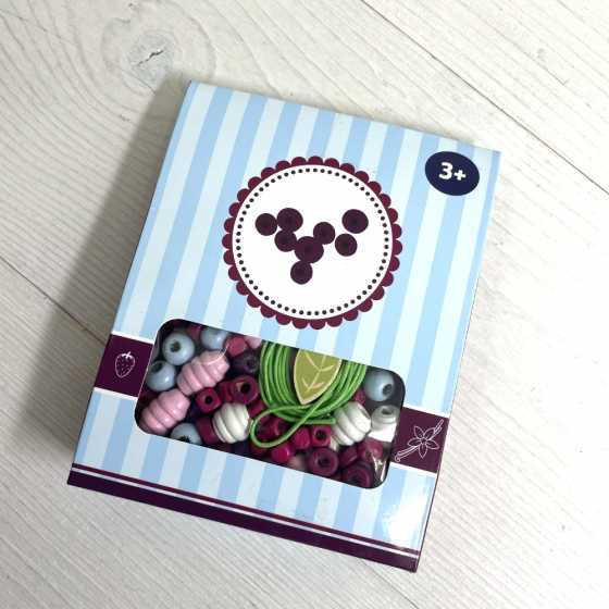 Starterset "Fädelperlen Candy Blaubeere"
