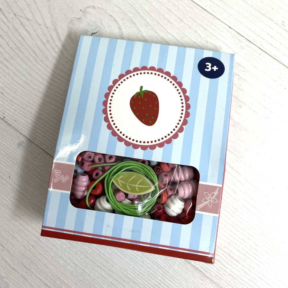Set de démarrage "Perles à enfiler Candy Fraise"