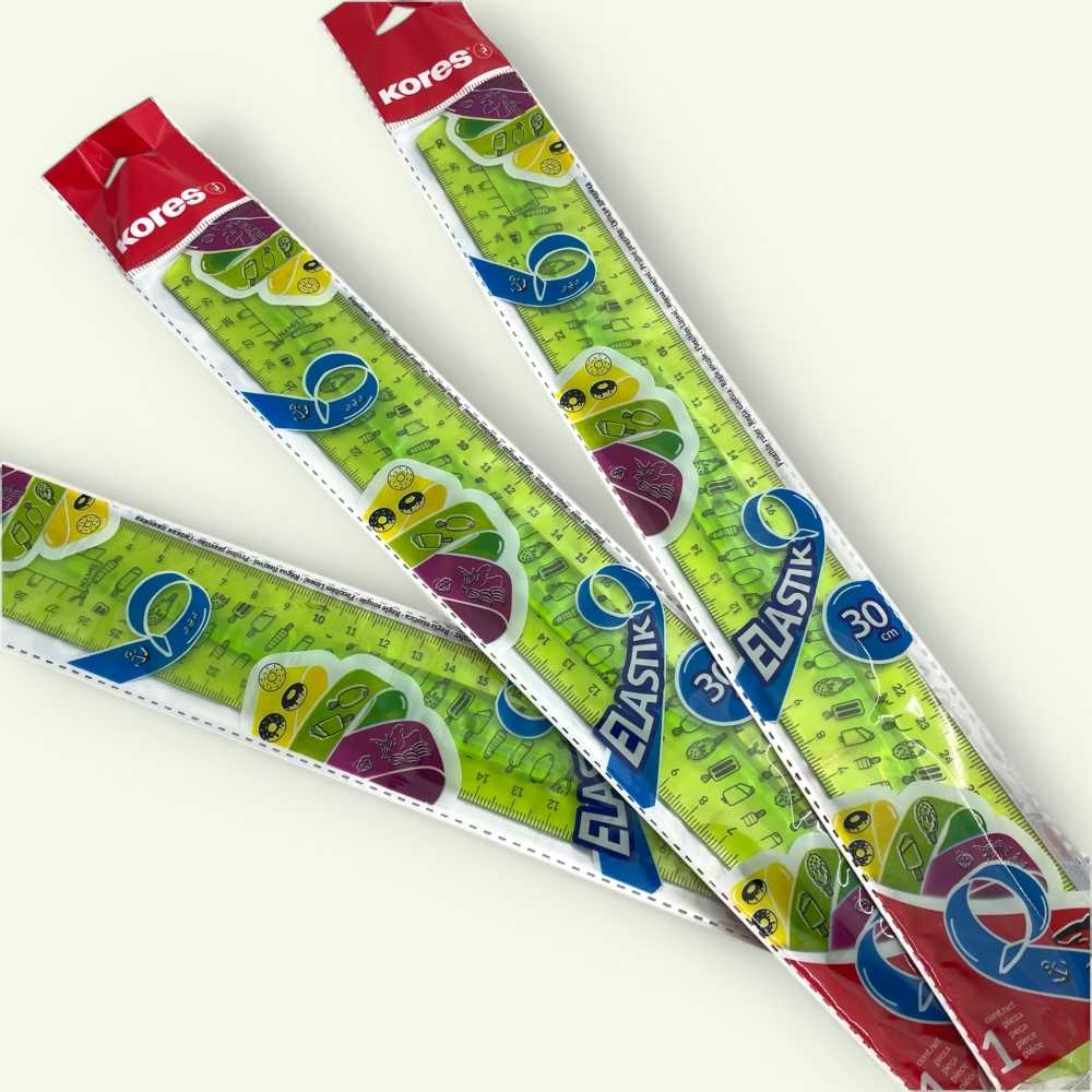 Kores Flachlineal Elastik