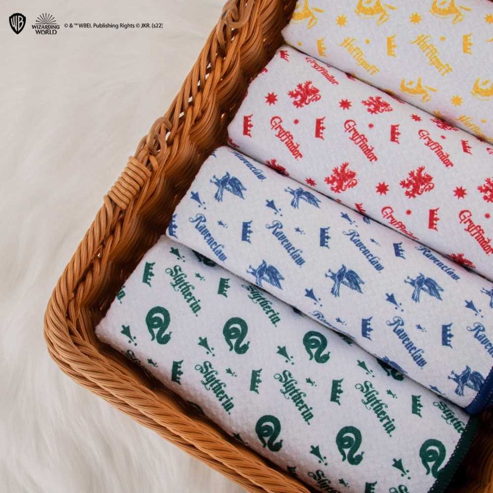Set aus 4 Geschirrtüchern „Häuser von Hogwarts“ - Harry Potter