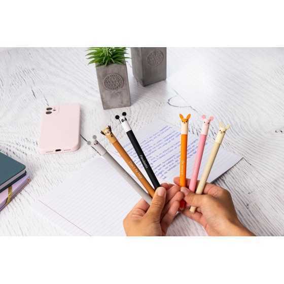 Stylo gel effaçable "Cochon" - Good Luck - Animal Erase It ! - EBERHARD FABER