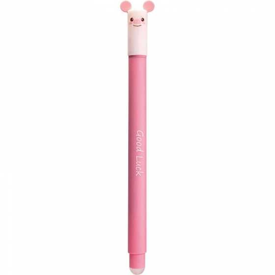 Stylo gel effaçable "Cochon" - Good Luck - Animal Erase It ! - EBERHARD FABER