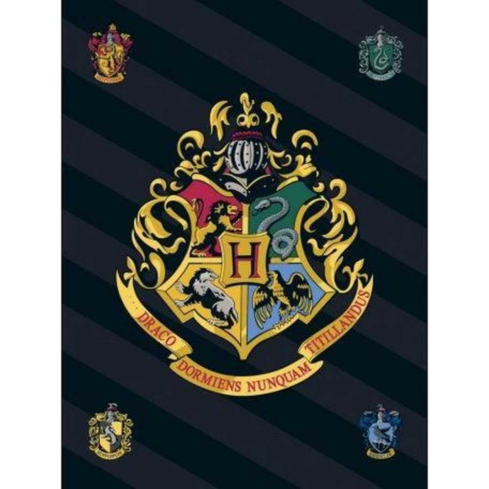 Couverture Polaire "Blason Poudlard" - Harry Potter