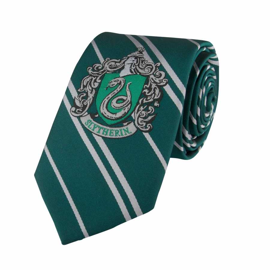 Erwachsene - Slytherin Krawatte - Gewebtes Abzeichen