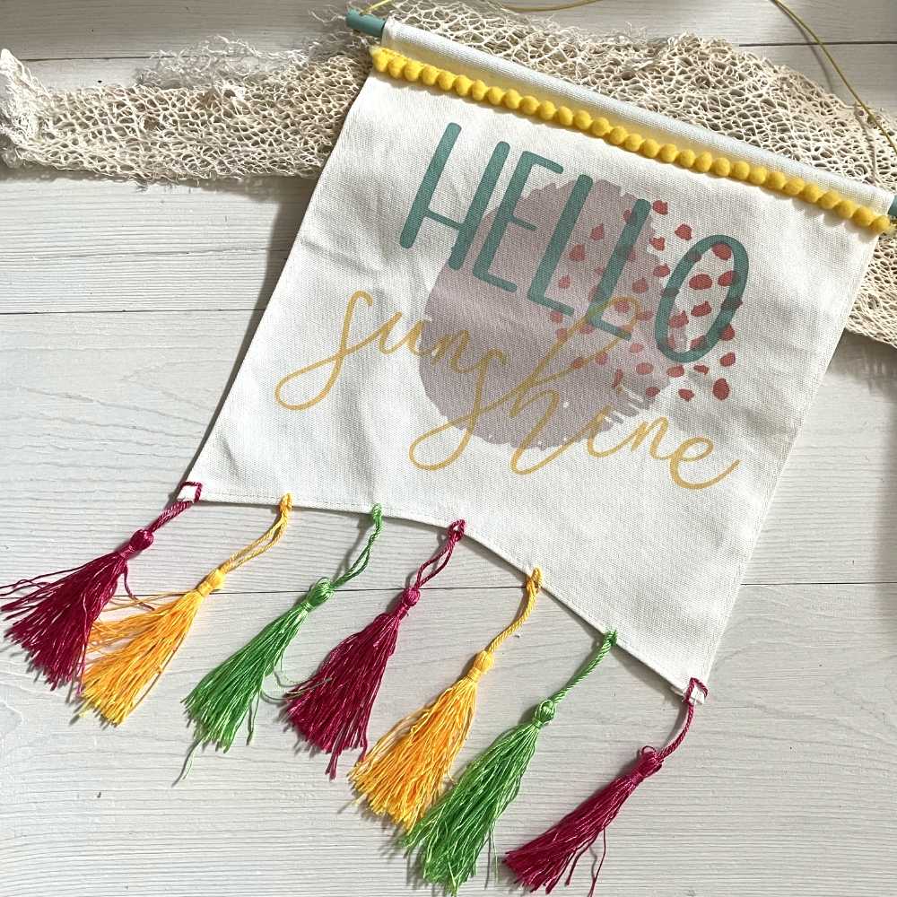 Bannière décorative "Hello Sunshine"