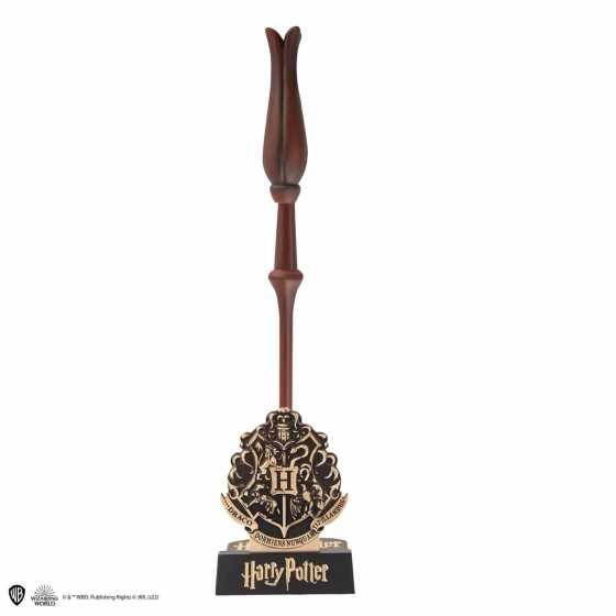 Stylo baguette avec socle & marque-page lenticulaire Luna Lovegood - Harry Potter
