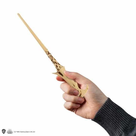 Stylo baguette avec socle & marque-page lenticulaire Voldemort - Harry Potter