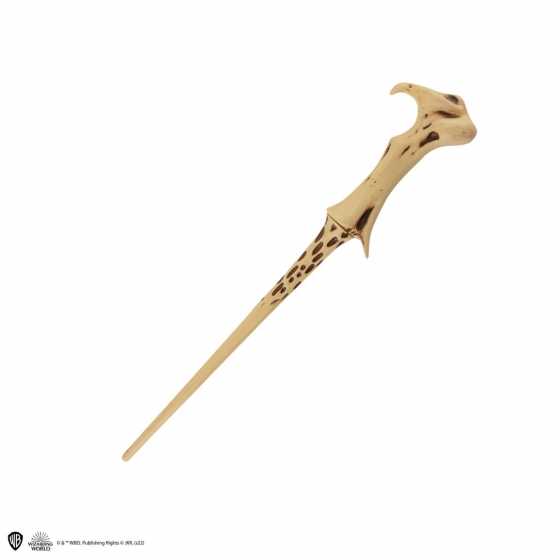 Stylo baguette avec socle & marque-page lenticulaire Voldemort - Harry Potter