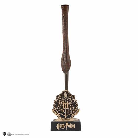 Stylo baguette avec socle & marque-page lenticulaire Bellatrix Lestrange - Harry Potter