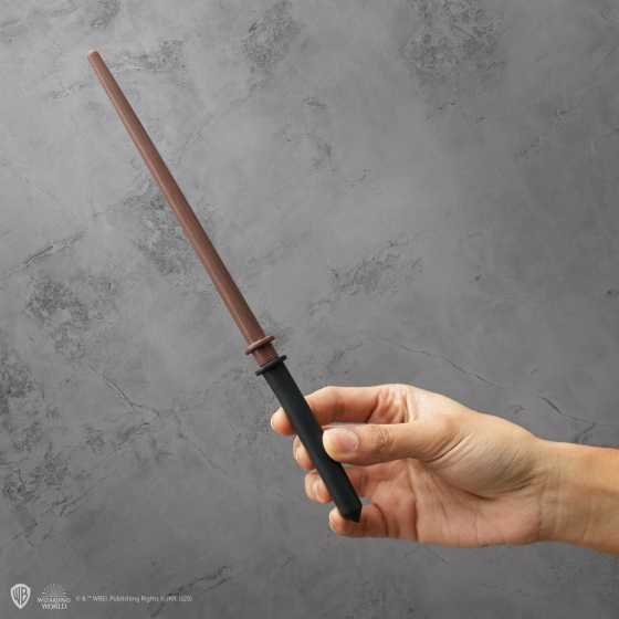Stylo baguette avec socle & marque-page lenticulaire Drago Malefoy - Harry Potter