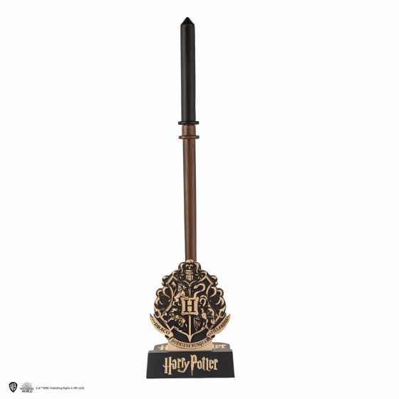 Stylo baguette avec socle & marque-page lenticulaire Drago Malefoy - Harry Potter