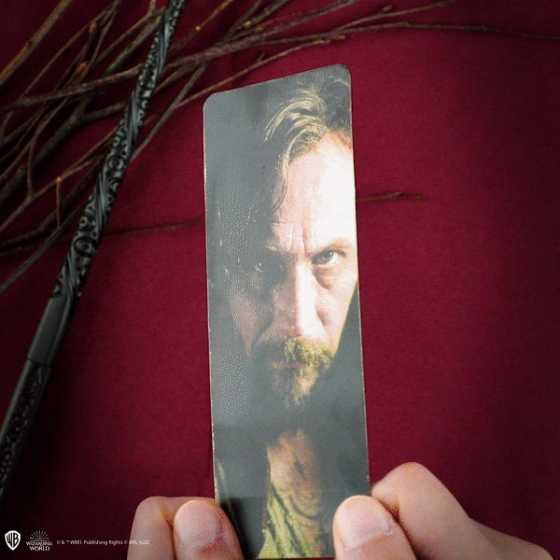 Stylo baguette avec socle & marque-page lenticulaire Sirius Black - Harry Potter