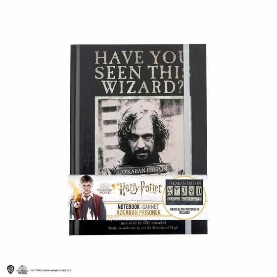 Carnet rigide et marque-page - Sirius Azkaban - Harry Potter