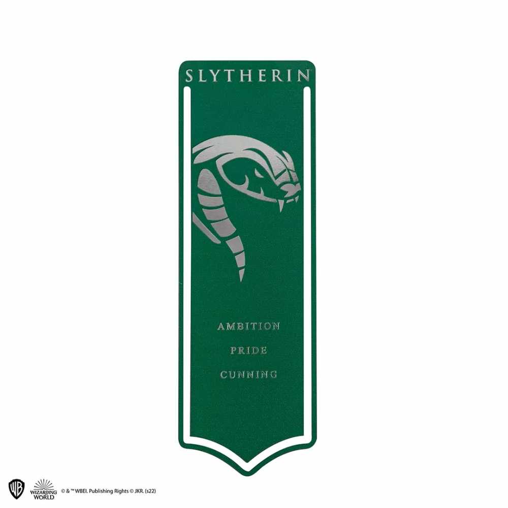 Lesezeichen aus Metall - Wappen von Slytherin - Harry Potter