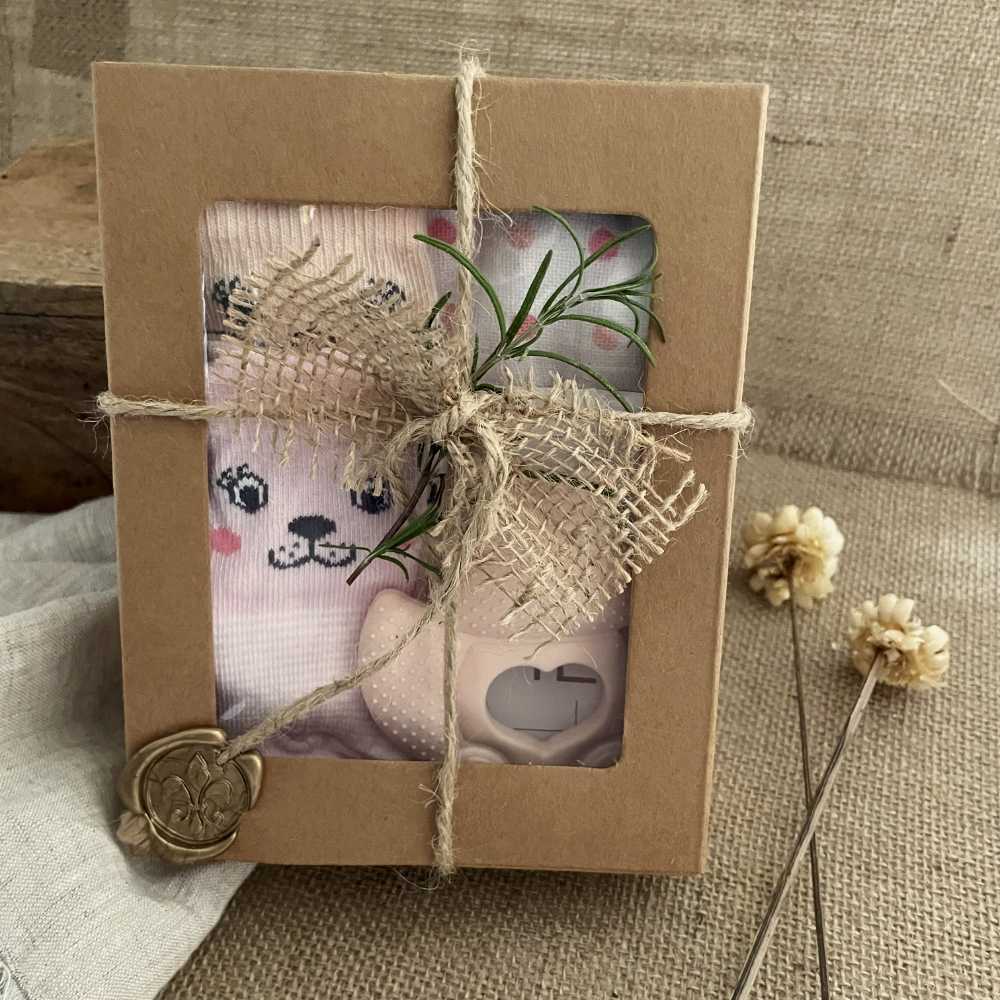 Geschenkset Söckchen rosa