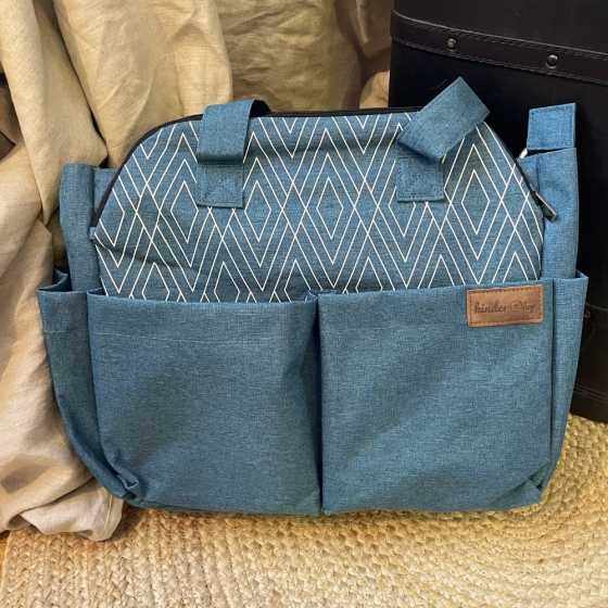 Sac à langer Bleu