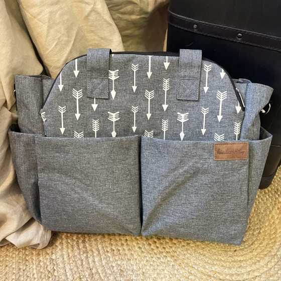Sac à langer Gris