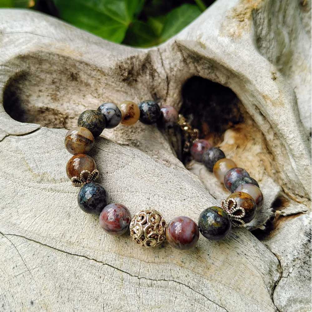 Bracelet Piétersite et Argent