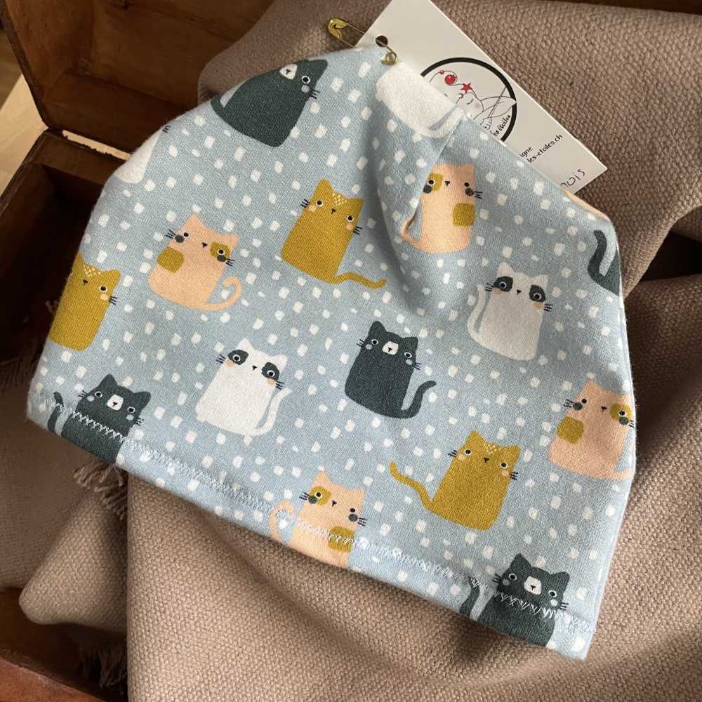 Bonnet molletonné Chat - 12-18 mois