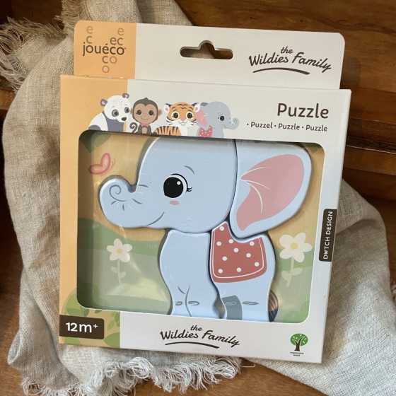 Puzzle The Wildies Family Elephant - Jouéco