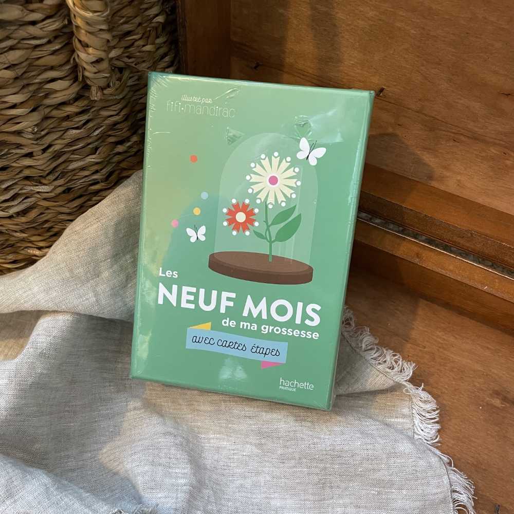 Les 9 mois de ma grossesse avec cartes étapes