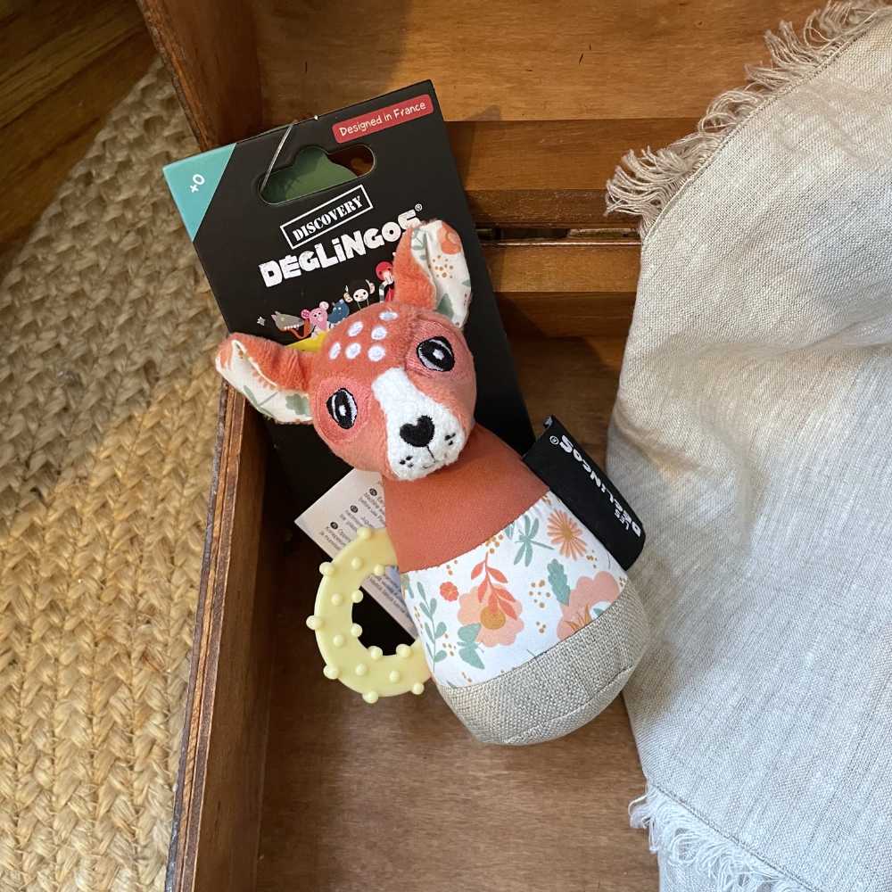 Hochet maracas Mélimélos la biche - Les Déglingos