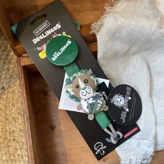 Schnullerkette Jelekros der Löwe - Les Déglingos