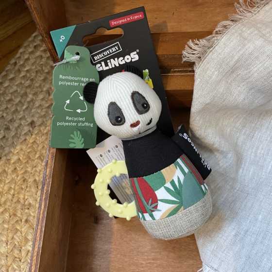 Hochet maracas Rototos le panda - Les Déglingos