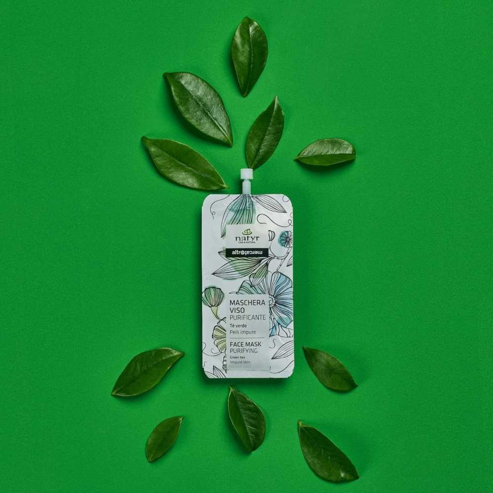 Gesichtsmaske – reinigend, adstringierend – Grüner Tee – 20 ml